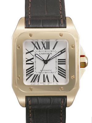 CARTIER カルティエ サントス コピー 100 ＭＭ W20112Y1 ホワイト